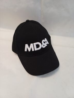 MD&A Embroided Baseball Cap Black
