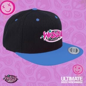 Wicked Records Snapback Blue